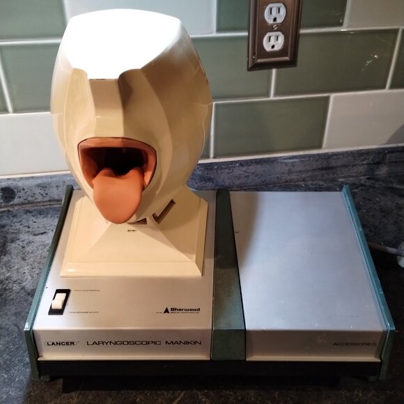 Laryngoscopic Manikin, "Laryngoman", Vintage Medical Equipment Great condition - Picture 8 of 8